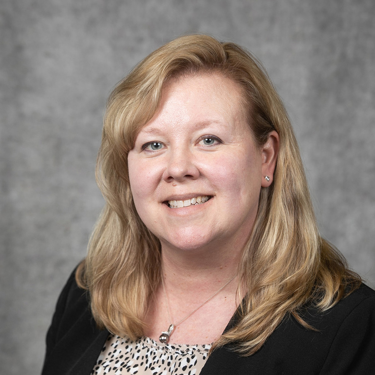 A head shot of Jennifer Means Stephens